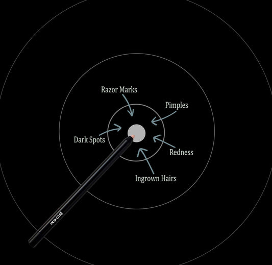 WOAK Stealth Fighter Pen close-up shows precise tip for targeted coverage.