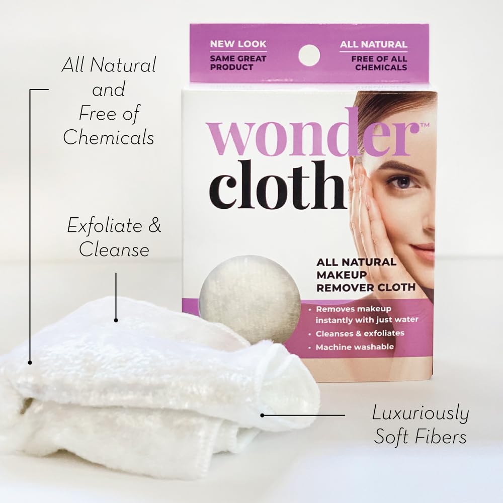 Wonder Cloth is hypoallergenic and dermatologist-tested for sensitive skin.