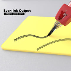 Wormhole Tattoo finger ledge grip improves cartridge control during tattooing.