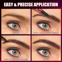 Ergonomic Yulinlon brow pen design enables precise control during application.