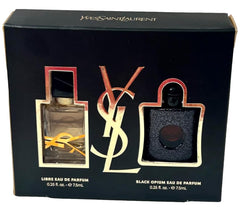 Travel-ready fragrance kit from YSL offering versatile scent options.